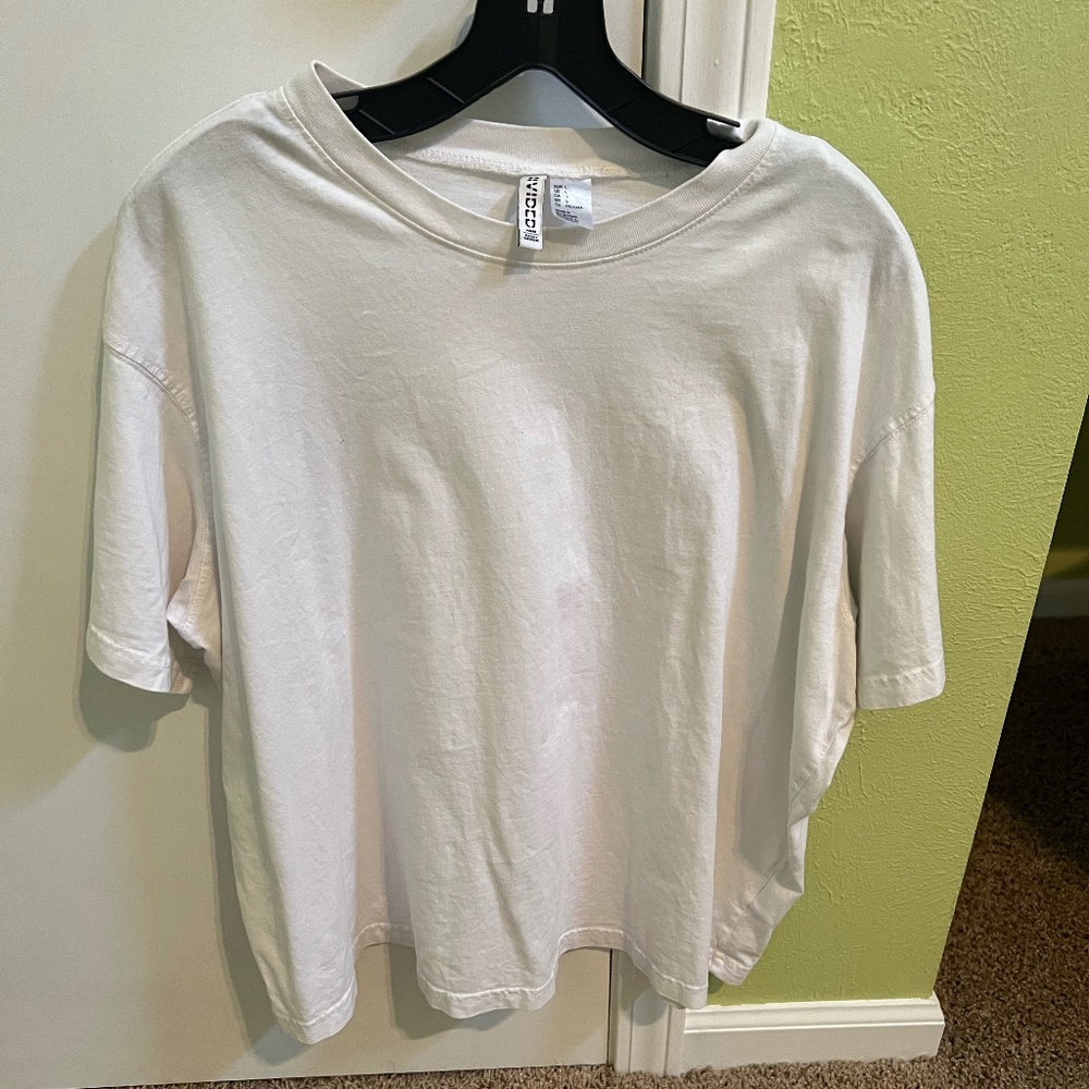 White H&M Oversized T-shirt